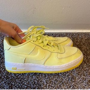 Yellow Air Force 1s